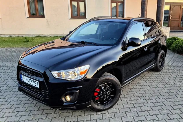 łódzkie Mitsubishi ASX cena 44999 przebieg: 141123, rok produkcji 2014 z Pabianice